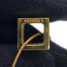 Load image into Gallery viewer, HERMES Cage Ash H Cube Necklace Gold Gold Plated
