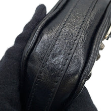 Load image into Gallery viewer, BALENCIAGA Lucagol Heart ChainShoulder Bag Black722781 Leather
