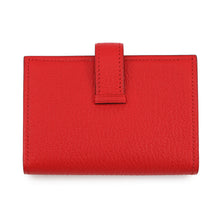 将图像加载到图库查看器中，HERMES Bearn Mini Coin purse included Rouge Ladue Chevre Myzore Goatskin
