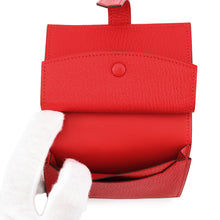 将图像加载到图库查看器中，HERMES Bearn Mini Coin purse included Rouge Ladue Chevre Myzore Goatskin
