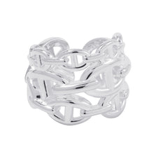 Load image into Gallery viewer, HERMES Chaine d'Ancre Anchene Ring Size GM/58/#18 SV925

