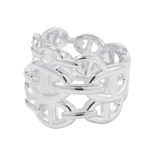 Load image into Gallery viewer, HERMES Chaine d&#39;Ancre Anchene Ring Size GM/58/#18 SV925
