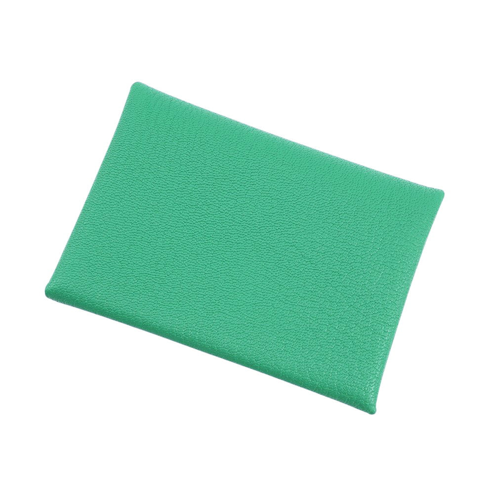 HERMES Calvi Duo Verso Menthe/Mauve Père Chevre Myzore Goatskin