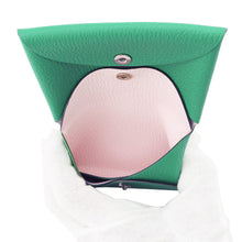 Load image into Gallery viewer, HERMES Calvi Duo Verso Menthe/Mauve Père Chevre Myzore Goatskin
