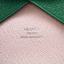 Load image into Gallery viewer, HERMES Calvi Duo Verso Menthe/Mauve Père Chevre Myzore Goatskin
