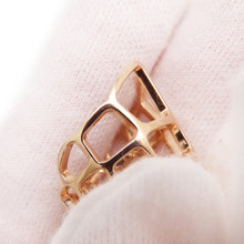 Load image into Gallery viewer, HERMES Niloticus Ombre Ring Size 52/#12 18K Pink Gold
