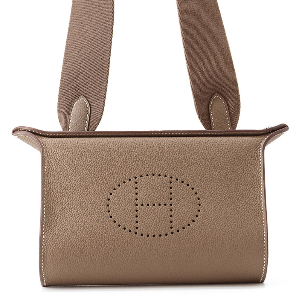 HERMES Videpoches Etoupe Togo Leather