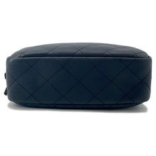 将图像加载到图库查看器中，CHANEL Matelasse Bowling 2WAY Handbag Black Calf Leather
