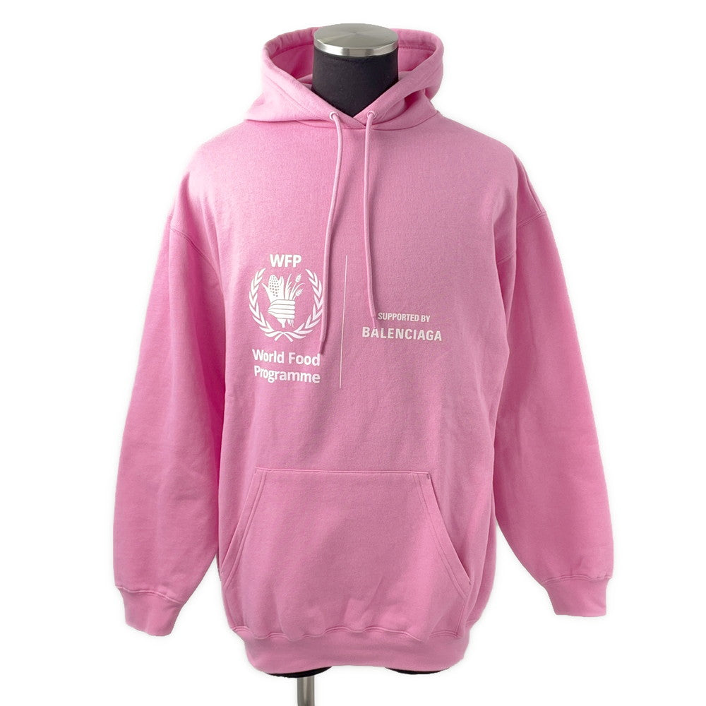 BALENCIAGA WFP logo hoodie Size XS Pink570792 Cotton100%