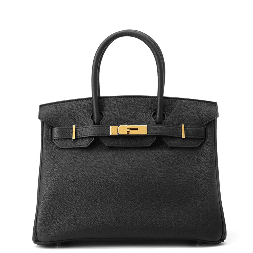 HERMES Birkin Black Togo Leather Size 30
