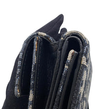 Load image into Gallery viewer, Dior Oblique Compact Wallet Navy20BBC110YSE Canvas/Leather
