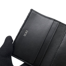 Load image into Gallery viewer, Dior Oblique Compact Wallet Navy20BBC110YSE Canvas/Leather
