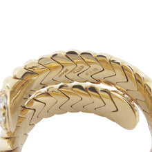 将图像加载到图库查看器中，BVLGARI Spiga Ring Size Approximately No. 10 18K Yellow Gold
