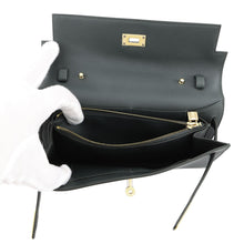 Load image into Gallery viewer, HERMES Kelly wallet long to go Vert Mangrove Evercolor
