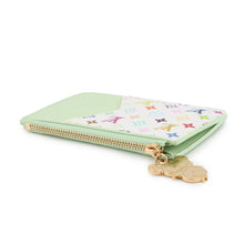 Load image into Gallery viewer, LOUIS VUITTON LV × TM Porte Carte Romy Green TeaM13800 Monogram・Multicolor/Leather
