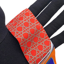 将图像加载到图库查看器中，HERMES Twilly Folding Canopy Carriage LES VOITURES A TRANSFORMATION Orange/Cobalt/Vermillon Silk100%
