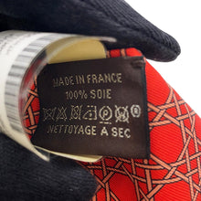 将图像加载到图库查看器中，HERMES Twilly Folding Canopy Carriage LES VOITURES A TRANSFORMATION Orange/Cobalt/Vermillon Silk100%
