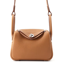 Load image into Gallery viewer, HERMES Lindy Gold Taurillon Clemence Size Mini
