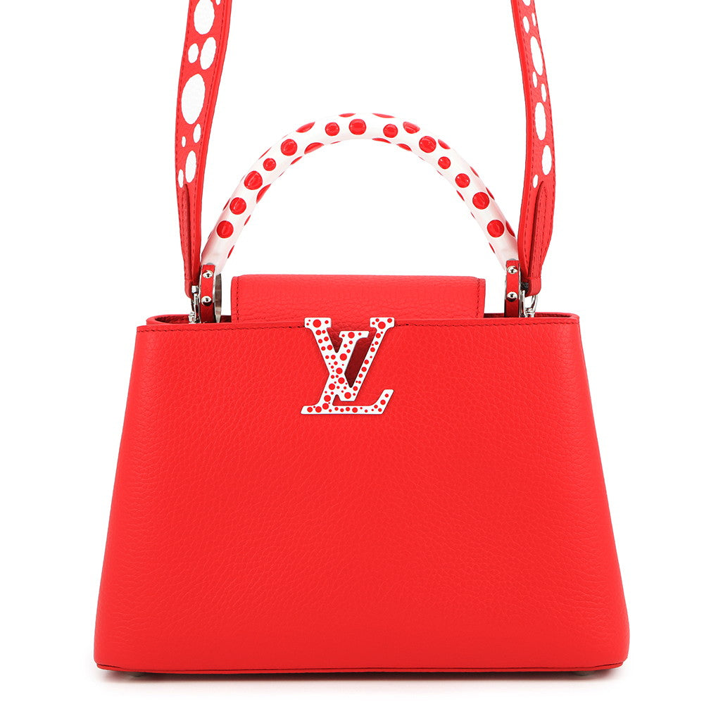 LOUIS VUITTON LVxYK Capucines Japan Limited Edition RougeM21635 Taurillon Leather Infinity Dot Size BB