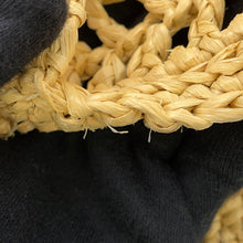 Load image into Gallery viewer, PRADA Logo Crochet Tote Bag Natural2VG105 Raffia
