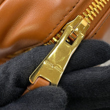 将图像加载到图库查看器中，MIUMIU Bo Bag Cognac5BB117 Leather Size Large
