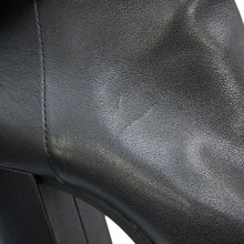 Load image into Gallery viewer, LOUIS VUITTON LV Beaubourg Line EncreBoots Black Leather Shearling Size 38
