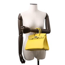 将图像加载到图库查看器中，HERMES Birkin Jaune de Naples Swift Leather Size 25
