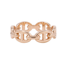 Load image into Gallery viewer, HERMES Chaine d&#39;Ancre Anchene Ring Size PM/55/#15 18K Pink Gold
