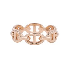 Load image into Gallery viewer, HERMES Chaine d&#39;Ancre Anchene Ring Size PM/55/#15 18K Pink Gold
