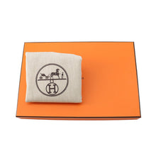 将图像加载到图库查看器中，HERMES All-over print Fourbi Blue/Multicolor Silk100% Size 20
