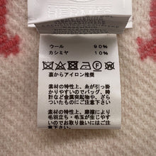 Load image into Gallery viewer, HERMES Plaid Avalon Blanket Rose・Errell/White Wool 90% Cashmere10%
