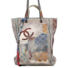 Load image into Gallery viewer, CHANEL Graffiti Bricolage 2-way Chain Tote Gray/MulticolorA92317 Canvas
