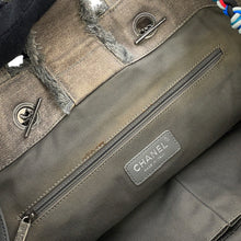 将图像加载到图库查看器中，CHANEL Graffiti Bricolage 2-way Chain Tote Gray/MulticolorA92317 Canvas
