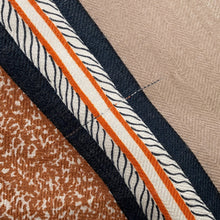 Load image into Gallery viewer, HERMES Giant Square La Selle Imaginaire Imaginary Saddle Size 140 Marron glacé/Blue/Ochre Cashmere70% Silk30%
