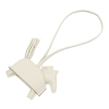 Load image into Gallery viewer, HERMES Robeo Padlock Cool Bag Charm Craie Lambskin Size PM
