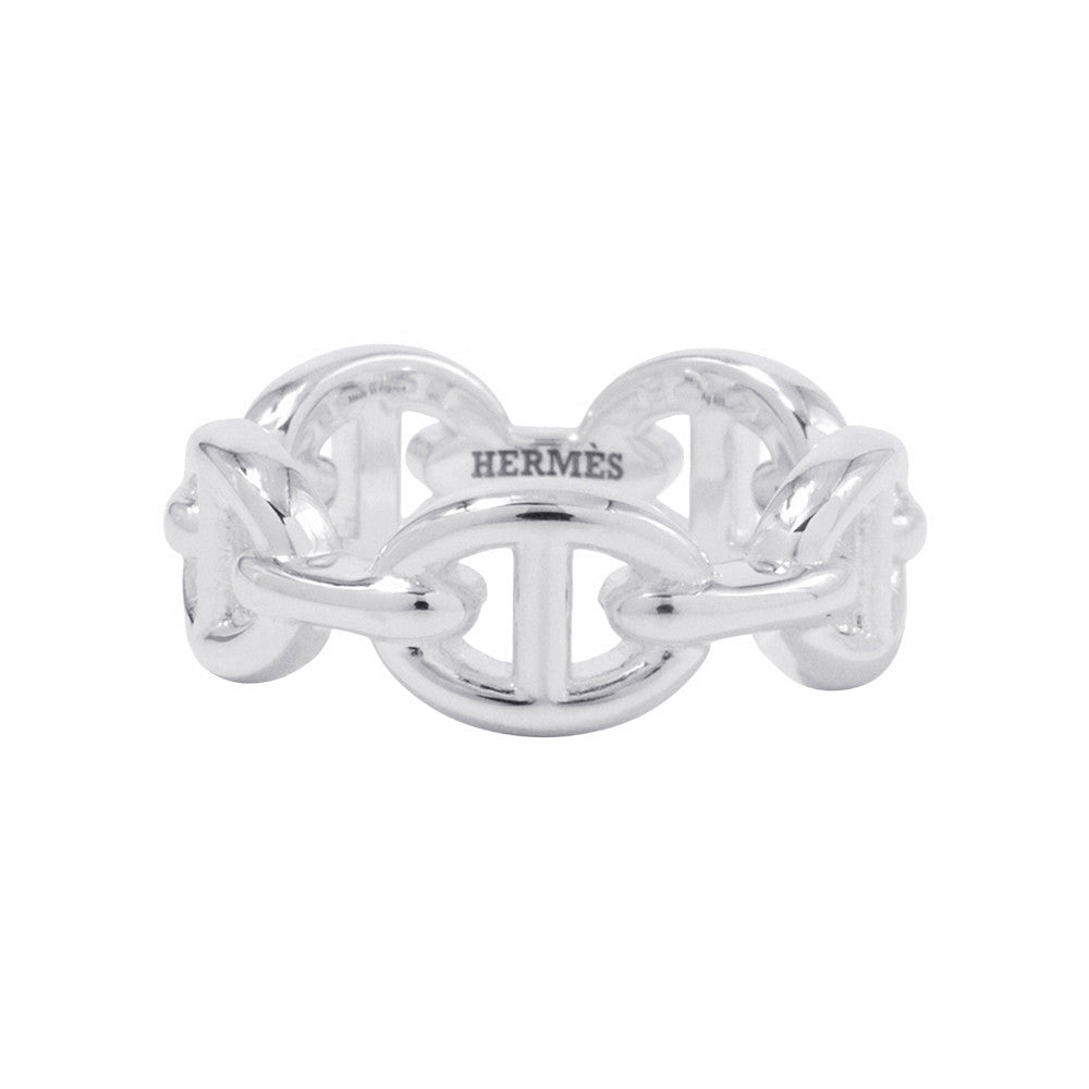 HERMES Chaine d'Ancre Anchene Ring Size PM/50/#10 SV925