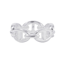 将图像加载到图库查看器中，HERMES Chaine d&#39;Ancre Anchene Ring Size PM/53/#13 SV925
