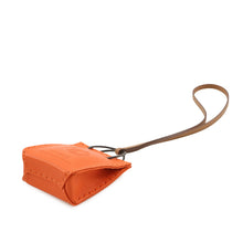 Load image into Gallery viewer, HERMES Sac Orange Feu/Gold Lambskin
