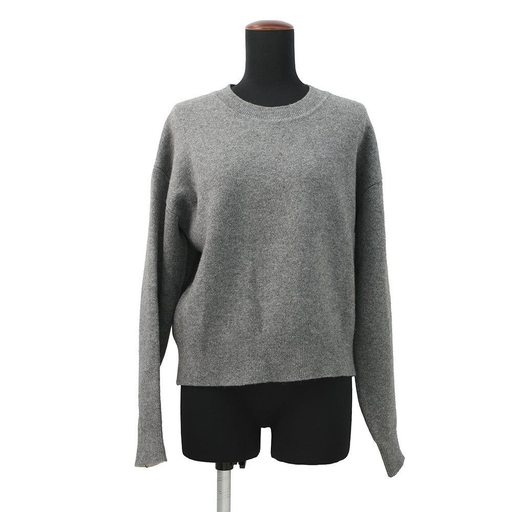 Dior J'Adior 8 Boxy Sweater Size 36 Gray924S55AM009 Cashmere97% Nylon2% Polyurethane1%