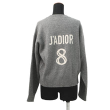 将图像加载到图库查看器中，Dior J&#39;Adior 8 Boxy Sweater Size 36 Gray924S55AM009 Cashmere97% Nylon2% Polyurethane1%
