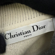 将图像加载到图库查看器中，Dior J&#39;Adior 8 Boxy Sweater Size 36 Gray924S55AM009 Cashmere97% Nylon2% Polyurethane1%
