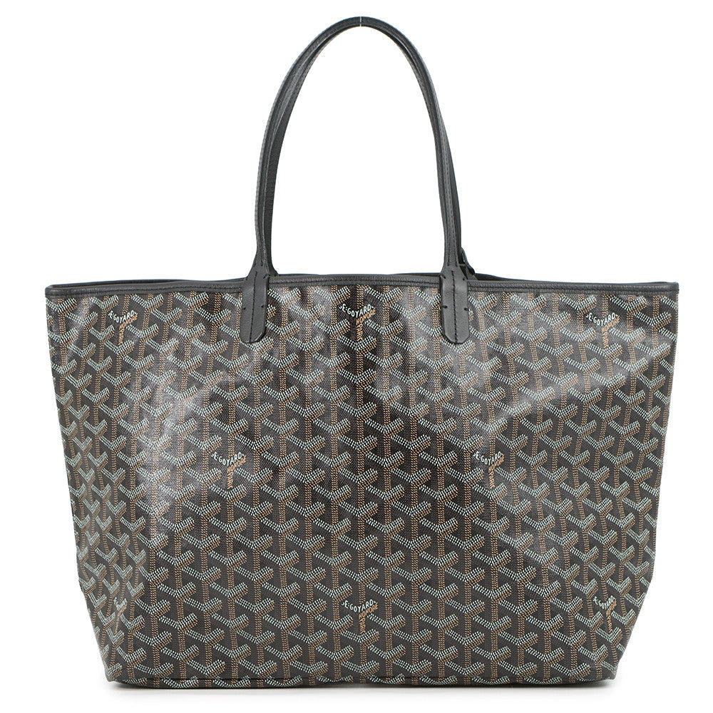 GOYARD Saint Louis BlackSTLOUIPMLTY01CL01P PVC Leather Size PM
