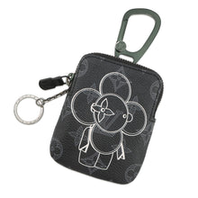 Load image into Gallery viewer, LOUIS VUITTON Zip Key Ring BlackM62895 Monogram Eclipse
