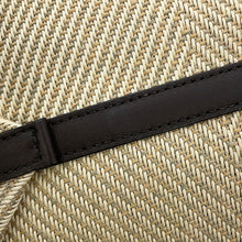 Load image into Gallery viewer, LOEWE Puzzle Fold Tote Beige/BrownA779G50X34 Raffia Calf Leather Size Medium
