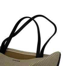 Load image into Gallery viewer, LOEWE Puzzle Fold Tote Beige/BrownA779G50X34 Raffia Calf Leather Size Medium

