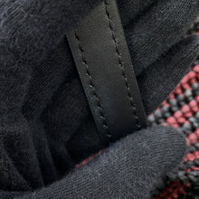 Load image into Gallery viewer, LOEWE Paula Ibiza Puzzle Fold Tote Burgundy/Pink/Beige/BlackA779G50X37 Raffia Leather Size Medium
