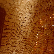 Load image into Gallery viewer, BALENCIAGA Le City Basket 2WAY Tote Bag Natural/Camel828888 Raffia Lambskin Size Medium
