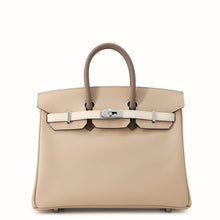 将图像加载到图库查看器中，HERMES Birkin tricolor Trench/Craie/Etoupe Epsom Size 25
