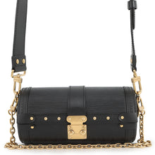 将图像加载到图库查看器中，LOUIS VUITTON Papillon Trunk NoirM58655 Epi Leather
