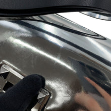 将图像加载到图库查看器中，Valentino Garavani RockStudded Shoulder Bag Silver3W2B0M42QTE Patent Leather
